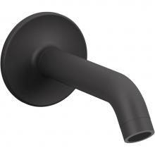 KOHLER 14426-BL - Purist® wall-mount non-diverter bath spout, 35-degrees