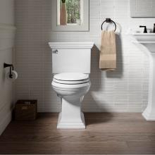 KOHLER 3819-4734-0 - Memoirs Stately 2-Piece 1.6 GPF Single Flush Elongated Toilet in White with Rutledge Quiet Close T