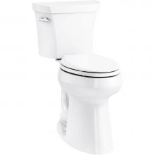 KOHLER 25224-0 - Highline® Tall Two-piece elongated 1.28 gpf tall height toilet