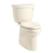 KOHLER 5310-RA-47 - Cimarron® Comfort Height® Two-piece elongated 1.28 gpf chair height toilet with right-ha