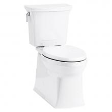 KOHLER 3814-0 - Corbelle® Comfort Height® Two-piece elongated 1.28 gpf chair height toilet