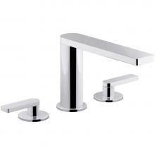 KOHLER 73060-4-CP - Composed® Widespread bathroom sink faucet with lever handles