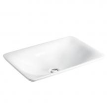 KOHLER 75749-HD1-0 - Sartorial™ Herringbone Carillon® Rectangle Wading Pool® Vessel bathroom sink