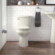 KOHLER 3887-4639-96 - Cimarron Comfort Height 2-Piece 1.28 GPF Round Toilet in Biscuit with Cachet Q3 Toilet Seat