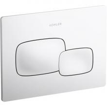 KOHLER 5413-0 - Cue® Flush actuator plate for 2''x 4'' in-wall tank and carrier system