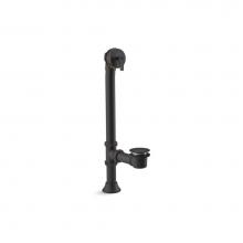 KOHLER 7178-BL - Iron Works Decorative 1-1/2 in. Adjustable Pop-Up Bath Drain For 5' Whirlpool With Tailpiece