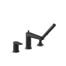 KOHLER 97070-4-BL - Hint™ Single handle deck mount bath faucet with handshower