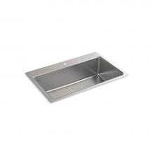 KOHLER 31466-1-NA - 33in x 22in x9in Top-mount/Undermount Kitchen Sink