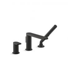 KOHLER 73078-4-BL - Composed® single handle deck mount bath faucet with handshower