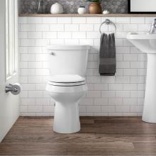 KOHLER 3887-4639-0 - Cimarron Comfort Height 2-Piece 1.28 GPF Round Toilet in White with Cachet Q3 Toilet Seat