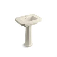 KOHLER 2322-1-47 - Kathryn® Pedestal bathroom sink with single faucet hole