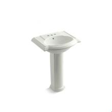 KOHLER 2286-4-NY - Devonshire® 24'' pedestal bathroom sink with 4'' centerset faucet holes