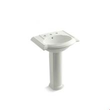 KOHLER 2286-8-NY - Devonshire® 24'' pedestal bathroom sink with 8'' widespread faucet holes