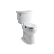 KOHLER 3589-T-0 - Cimarron® Comfort Height® two-piece elongated 1.6 gpf toilet with tank cover locks