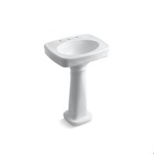 KOHLER 2338-8-0 - Bancroft® 24 Pedestal Lav, 8 Center