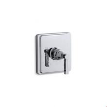 KOHLER TS13135-4B-CP - Pinstripe® Rite-Temp(R) valve trim with lever handle