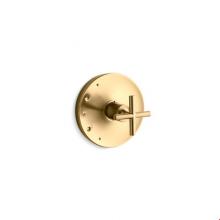 KOHLER TS14423-3-BGD - Purist® Rite-Temp(R) valve trim with cross handle