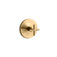 KOHLER T14488-3-BGD - Purist® Valve trim with cross handle for thermostatic valve, requires valve