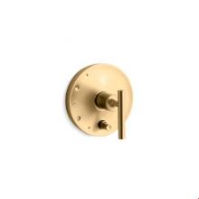 KOHLER T14501-4-BGD - Purist® Rite-Temp® pressure-balancing valve trim with lever handles, valve not included