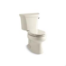 KOHLER 3998-RZ-47 - Wellworth® Two-piece elongated 1.28 gpf toilet with right-hand trip lever, tank cover locks,