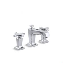 KOHLER 16232-3-CP - Margaux® Widespread bathroom sink faucet with cross handles