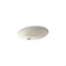 KOHLER 2211-G-47 - Caxton® Oval 19'' x 15'' Undermount bathroom sink with glazed underside