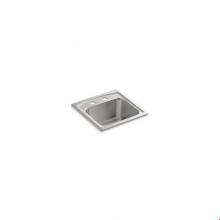 KOHLER 3349-2-NA - Toccata™ 15'' x 15'' x 7-11/16'' top-mount bar sink with 2 faucet