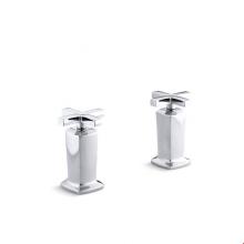 KOHLER T16248-3-CP - Margaux® Valve trim with cross handles for deck-mount high-flow bath valve, requires valve