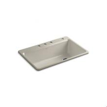 KOHLER 5871-4A2-G9 - Riverby™ Sink, Single, Sr, 4-Hole