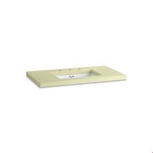 KOHLER 3028-K3 - Kathryn® 42'' x 22'' Enameled lavastone tabletop drilled with 10'&ap