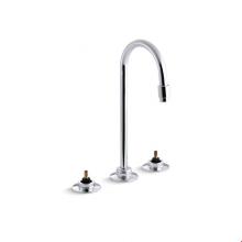 KOHLER 7404-KNE-CP - Triton® 0.5 gpm centerset commercial bathroom sink base faucet with vandal-resistant aerator,