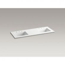 KOHLER 2789-8-G81 - 61 CERAMIC IMPRESSIONS®DBL RECT ITB/8CC