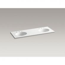 KOHLER 2898-8-G81 - 61 CERAMIC IMPRESSIONS®DBL OVAL ITB/8CC