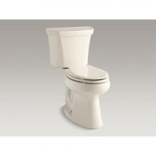 KOHLER 3989-RA-47 - Highline® Comfort Height® Two piece elongated dual flush chair height toilet with right