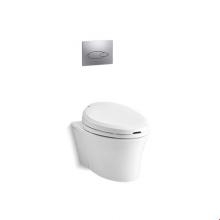 KOHLER 6300-0 - Veil® Wall-hung elongated toilet bowl with hidden cord capability