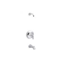 KOHLER TLS22027-4-CP - Tempered™ Rite Temp(R) bath and shower trim set, less showerhead