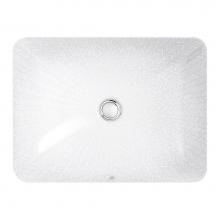 KOHLER 29471-HD1-0 - Sartorial™ Herringbone Caxton® Rectangle Undermount bathroom sink