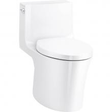 KOHLER 1381-0 - Veil® One-piece elongated dual-flush toilet with skirted trapway