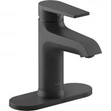 KOHLER 97061-4-BL - Hint™ single-handle bathroom sink faucet with escutcheon