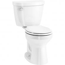 KOHLER 31640-0 - Cimarron Comfort Height Two-piece round-front 1.6 gpf chair-height toilet