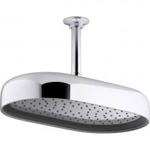 KOHLER 26294-CP - Statement Oval 12 in. 2.5 Gpm Rainhead With Katalyst Air-Induction Technology