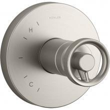 KOHLER TS78015-9-BN - Components™ Rite-Temp® shower valve trim with Industrial handle