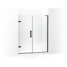 KOHLER 27619-10L-BL - Components™ Frameless pivot shower door, 71-3/4'' H x 58 - 58-3/4'' W, with