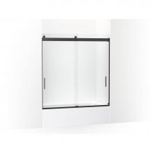 KOHLER 706000-L-BL - Levity® Sliding bath door, 62'' H x 56-5/8 - 59-5/8'' W, with 1/4'&a