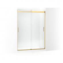 KOHLER 706013-L-2MB - Levity Sliding shower door, 82-in H x 56-5/8 - 59-5/8-in W, with 3/8-in thick Crystal Clear glass