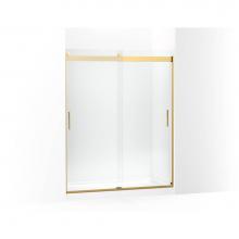 KOHLER 706012-L-2MB - Levity Sliding shower door, 74-in H x 56-5/8 - 59-5/8-in W, with 3/8-in thick Crystal Clear glass