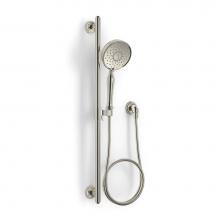 KOHLER 22163-4-SN - KOHLER Bancroft and Devonshire Vibrant Polished Nickel Handshower Slidebar Kit