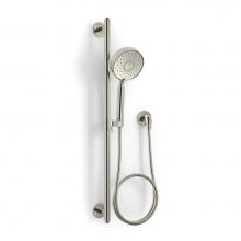 KOHLER 22166-4-SN - KOHLER Purist and Tempered Vibrant Polished Nickel Handshower Slidebar Kit