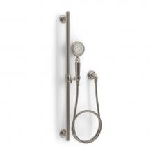 KOHLER 72776-4-BN - KOHLER Artifacts Vibrant Brushed Nickel Handshower Slidebar Kit