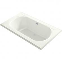 KOHLER 1418-GHW-NY - Memoirs® 72'' x 42'' Heated BubbleMassage™ air bath with Bask® and